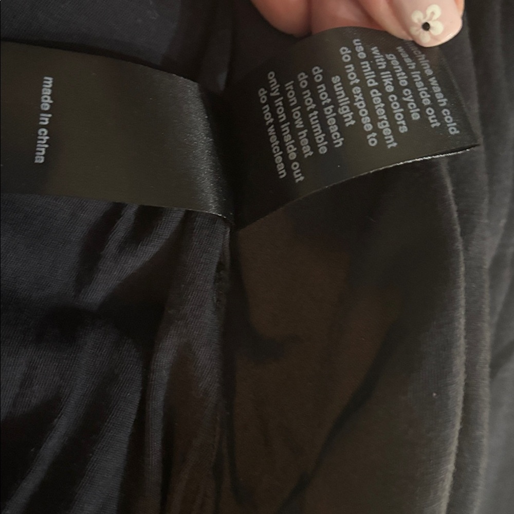 Rundholz Black Label Asymmetrical Tulip Skirt in Dark Gray and Black Print - Picture 15 of 16